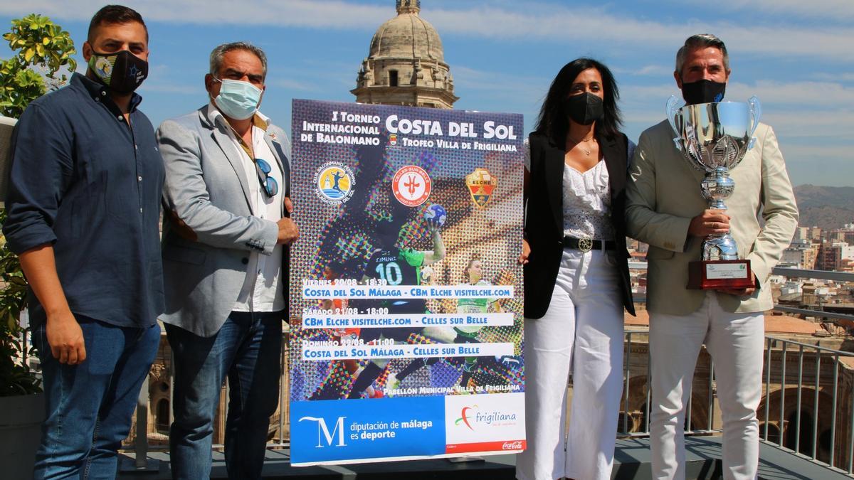 Presentación del I Torneo Internacional de Balonmano Costa del Sol Trofeo Villa de Frigiliana