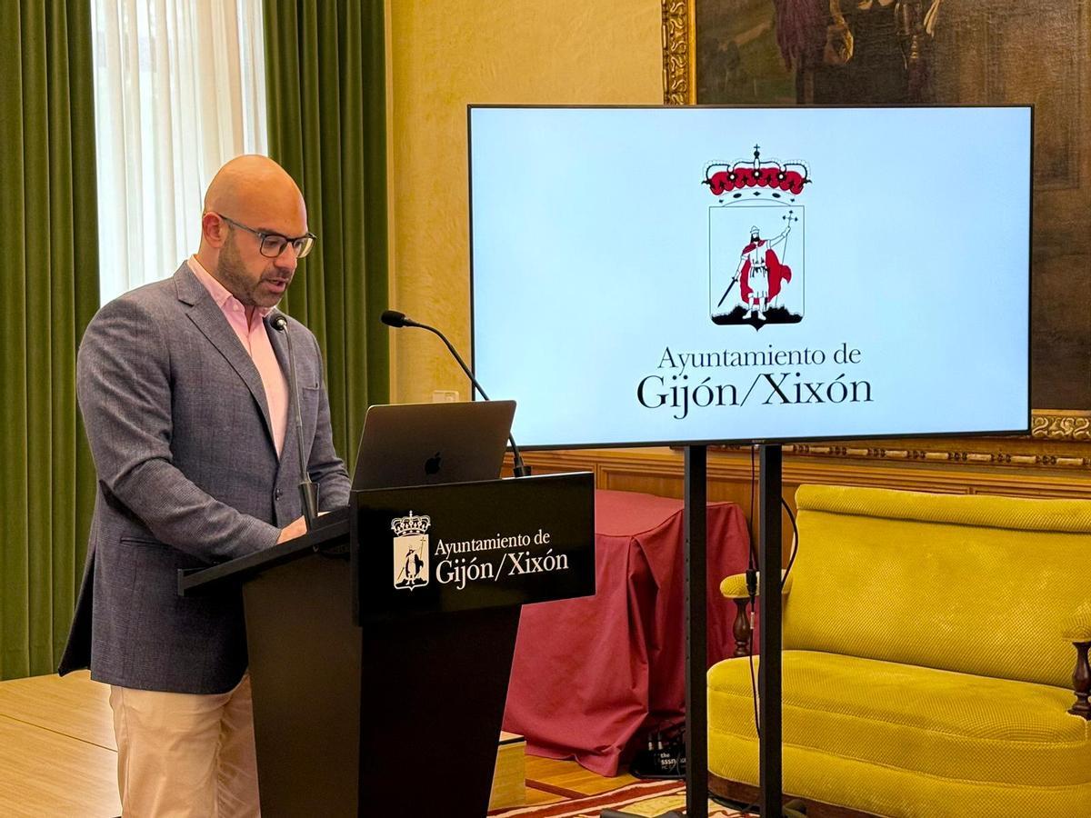 Jesús Martínez Salvador, este martes en el Ayuntamiento.