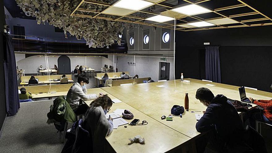 Aula de estudio de Tomiño. |   // D.P.