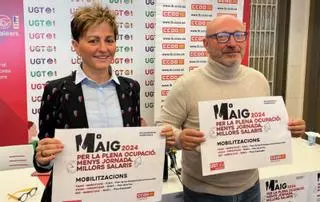 UGT y CCOO pedirán el 1 de mayo el fin de las sobrecargas laborales en Baleares