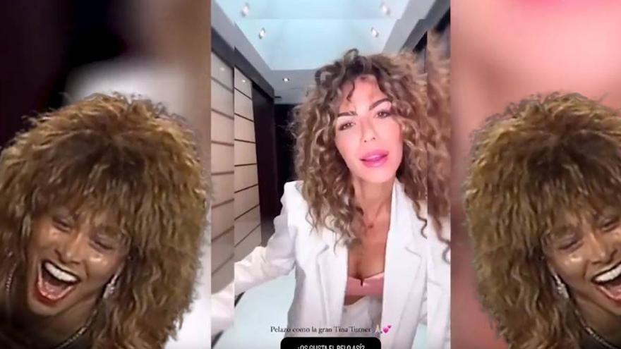 Tamara Gorro se riza el pelo y lo vende como homenaje a Tina Turner