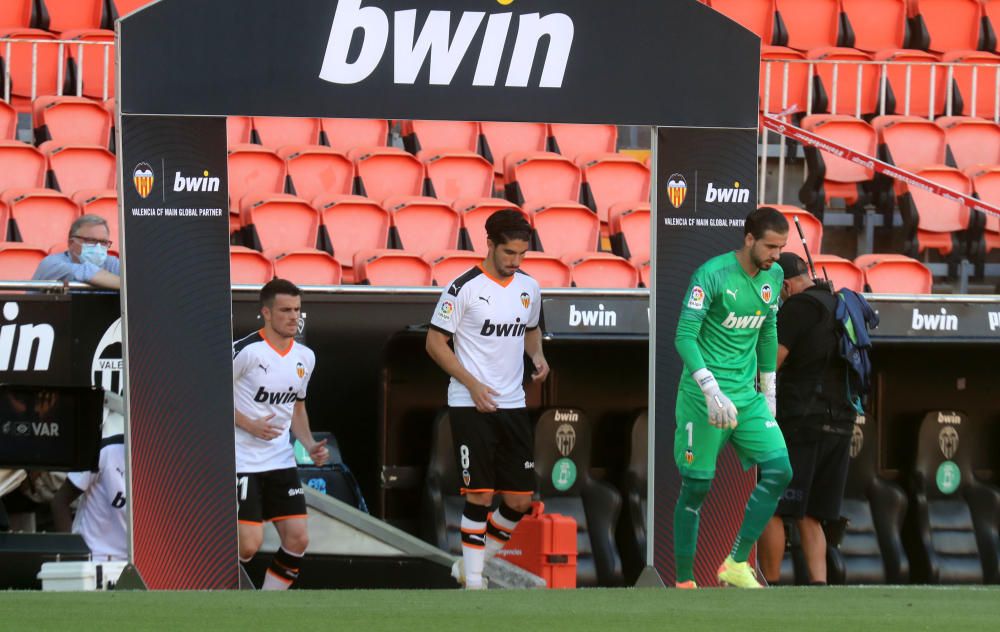 Las imágenes del Valencia CF - Valladolid