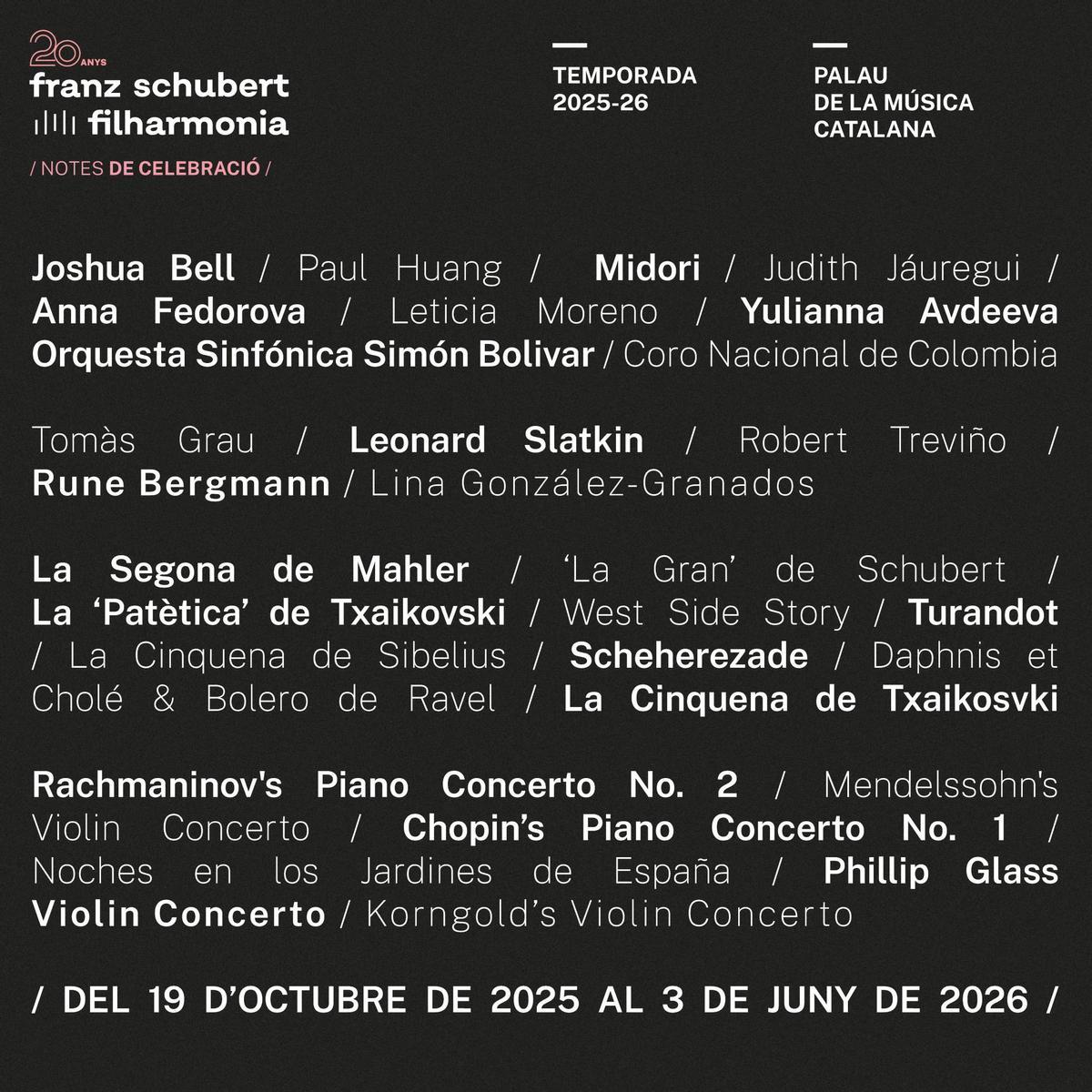 Cartel de la temporada