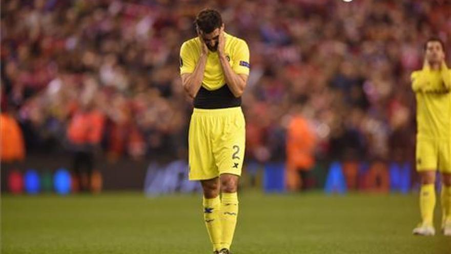 El Villarreal se queda a las puertas de la final tras caer en Liverpool