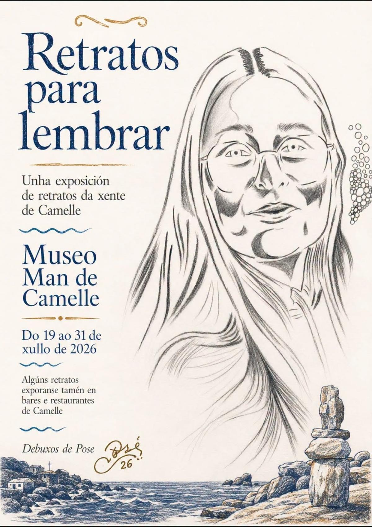 Cartel promocional da exposición.