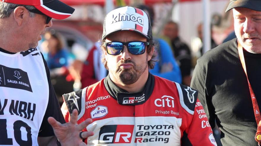 Fernando Alonso, tras la segunda etapa del Dakar de 2020