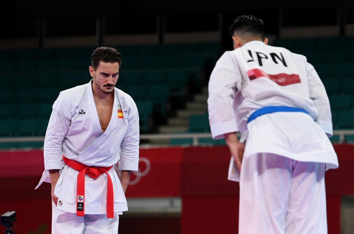 Damián Quintero, medalla de plata en kárate