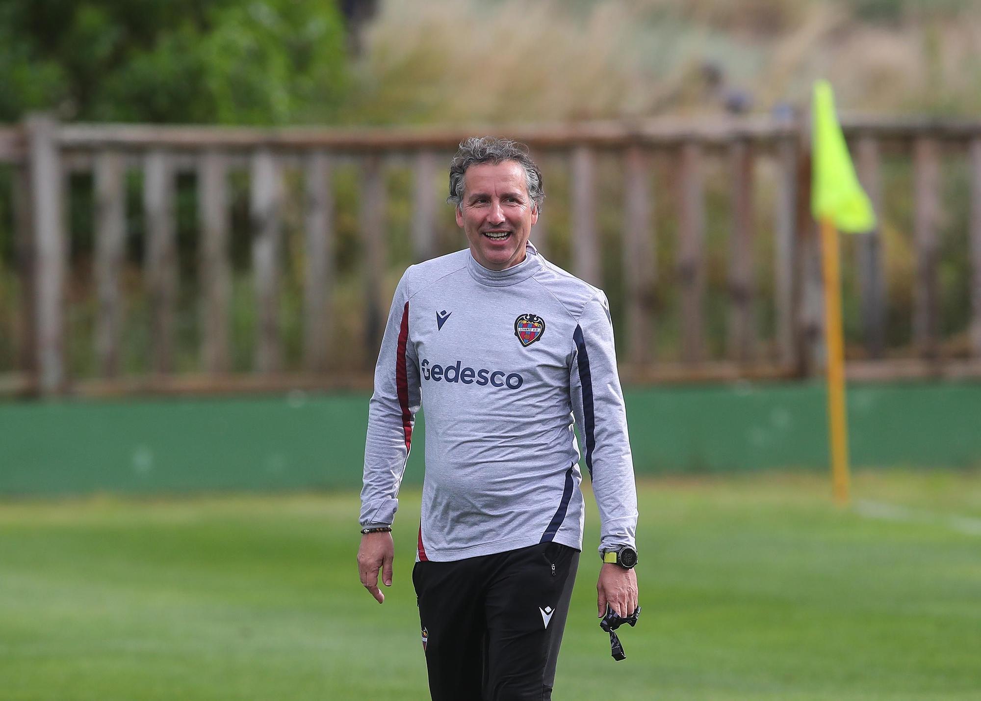 Así ha sido el entrenamiento del Levante UD en el Saler