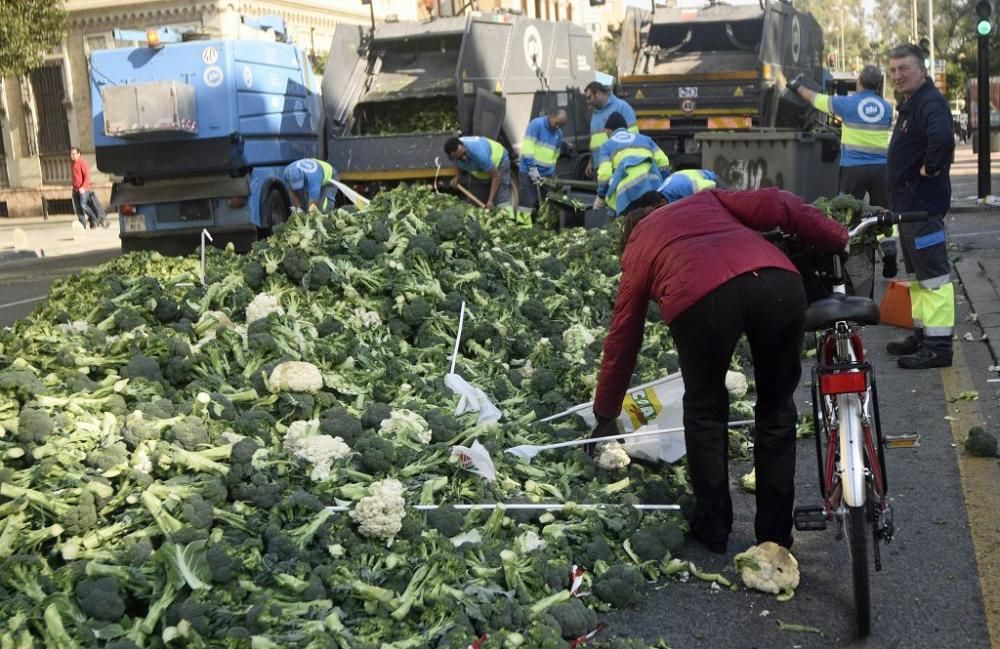 Así ha sido la manifestación de los agricultores en Murcia (II)