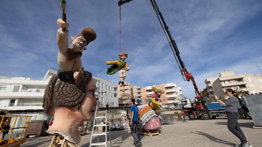 ‘Plantà’ para iniciar las Fallas de Sant Antoni