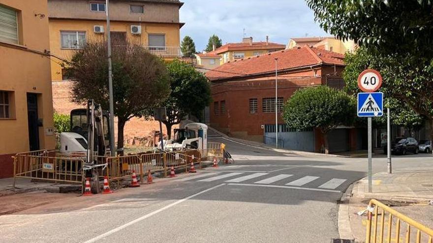 Reforcen la seguretat del tram urbà de la Carretera del Miracle, a Cardona