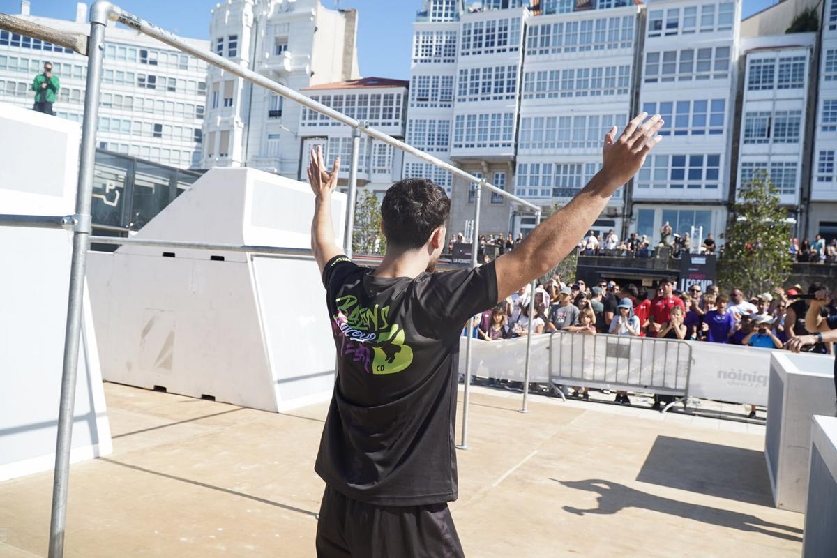 Finales de Freestyle de parkour de GRAVITEO A Coruña Xacobeo