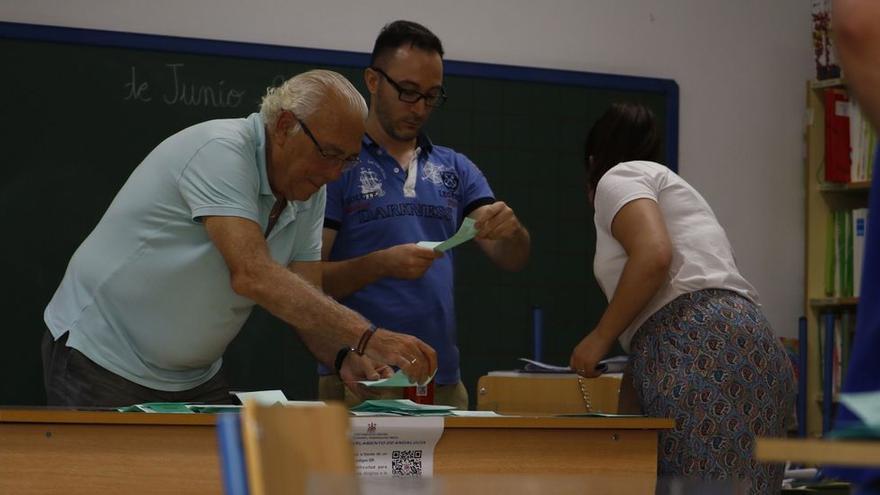 Escrutinio de las elecciones andaluzas.