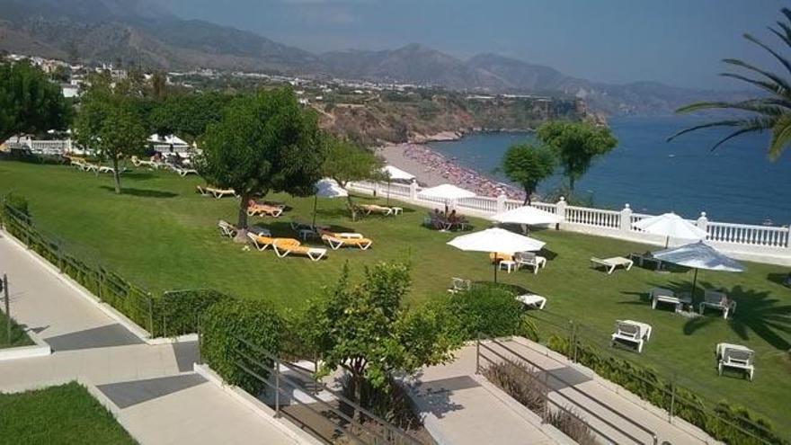 Vista panorámica actual, con la playa de Burriana al fondo.