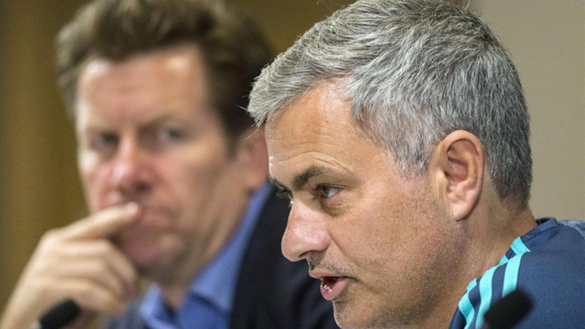 Mourinho, en la rueda de prensa previa al encuentro de Champions entre Chelsea y Maccabi