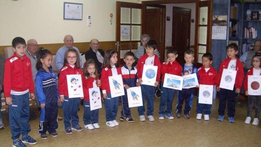 El colegio de Oca visita la residencia de Pontevea