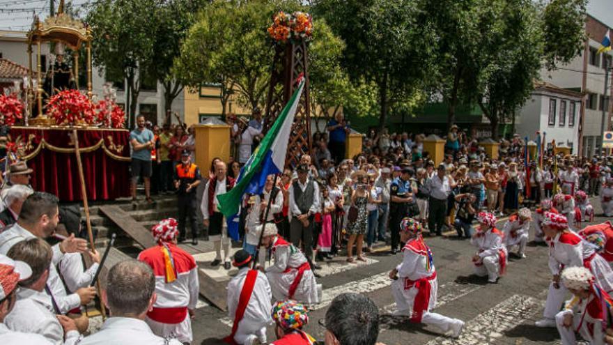 Un momento de la romería en honor de San Benito Abad del pasado año.