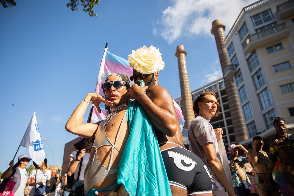 Manifestación del Día del Orgullo en Barcelona.