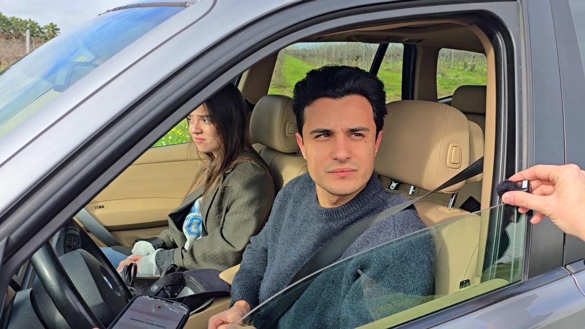 Moisés Ortega abandona la zona de las casas aisladas de Gévora (Badajoz).