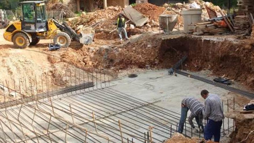 El puente de Sant Jaume de Sóller, en proceso de obras