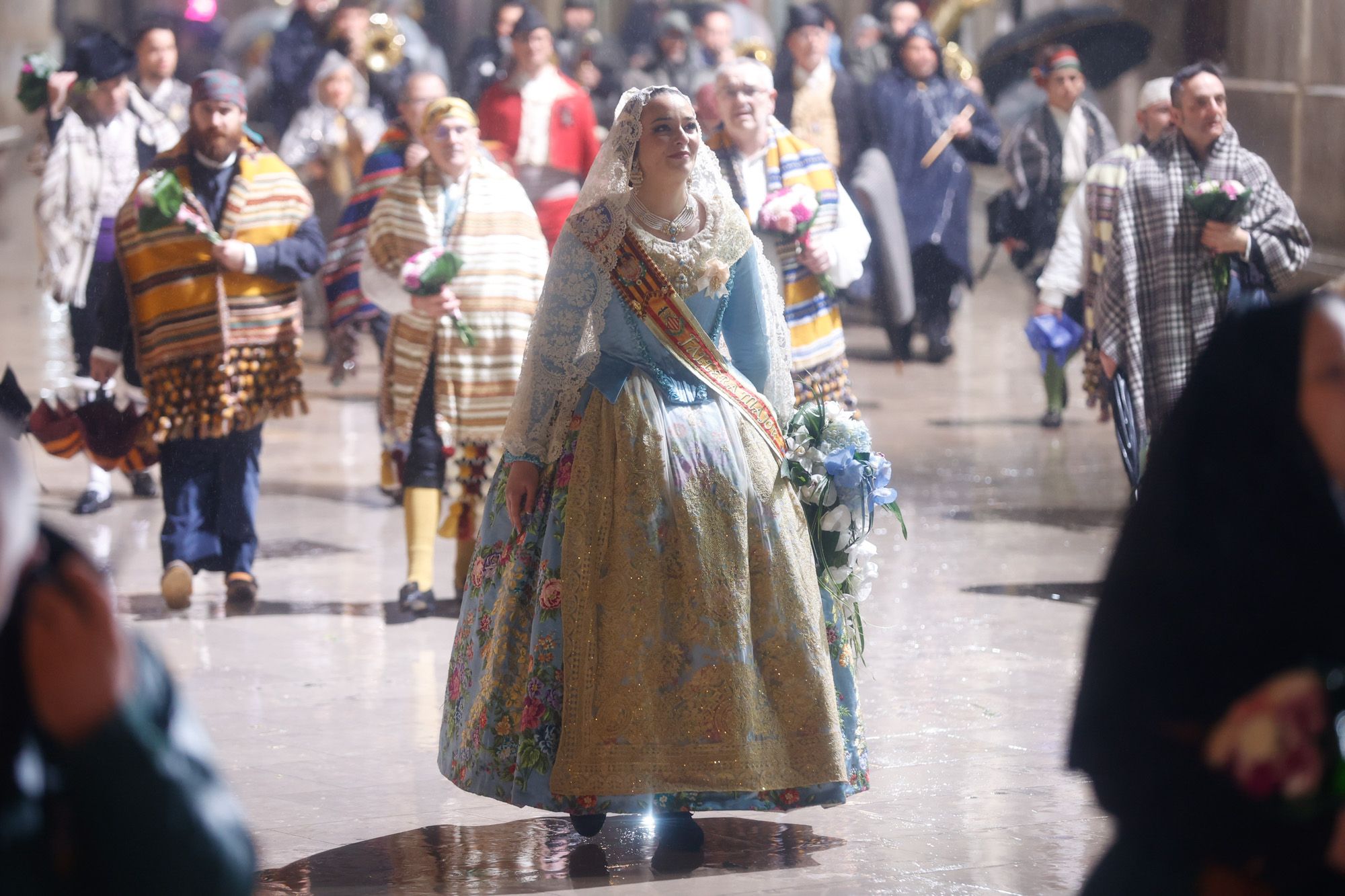 Falleras Mayores en la Ofrenda 2025. Día 18 (2/3)
