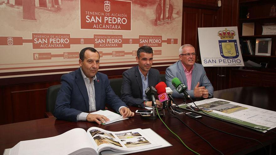Ruiz Espejo, Bernal y Piña presentaron el acuerdo para la obra.