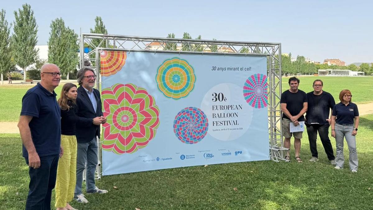 Presentació del 30è European Balloon Festival, al Parc Central d'Igualada