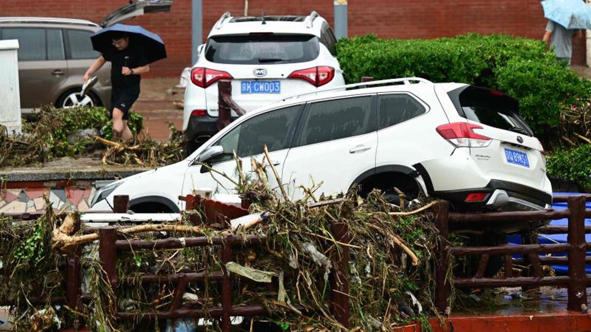 Inundaciones en la China