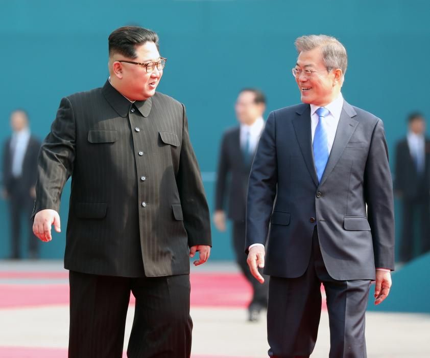 Encuentro entre Kim Jong-un y Moon Jae-in