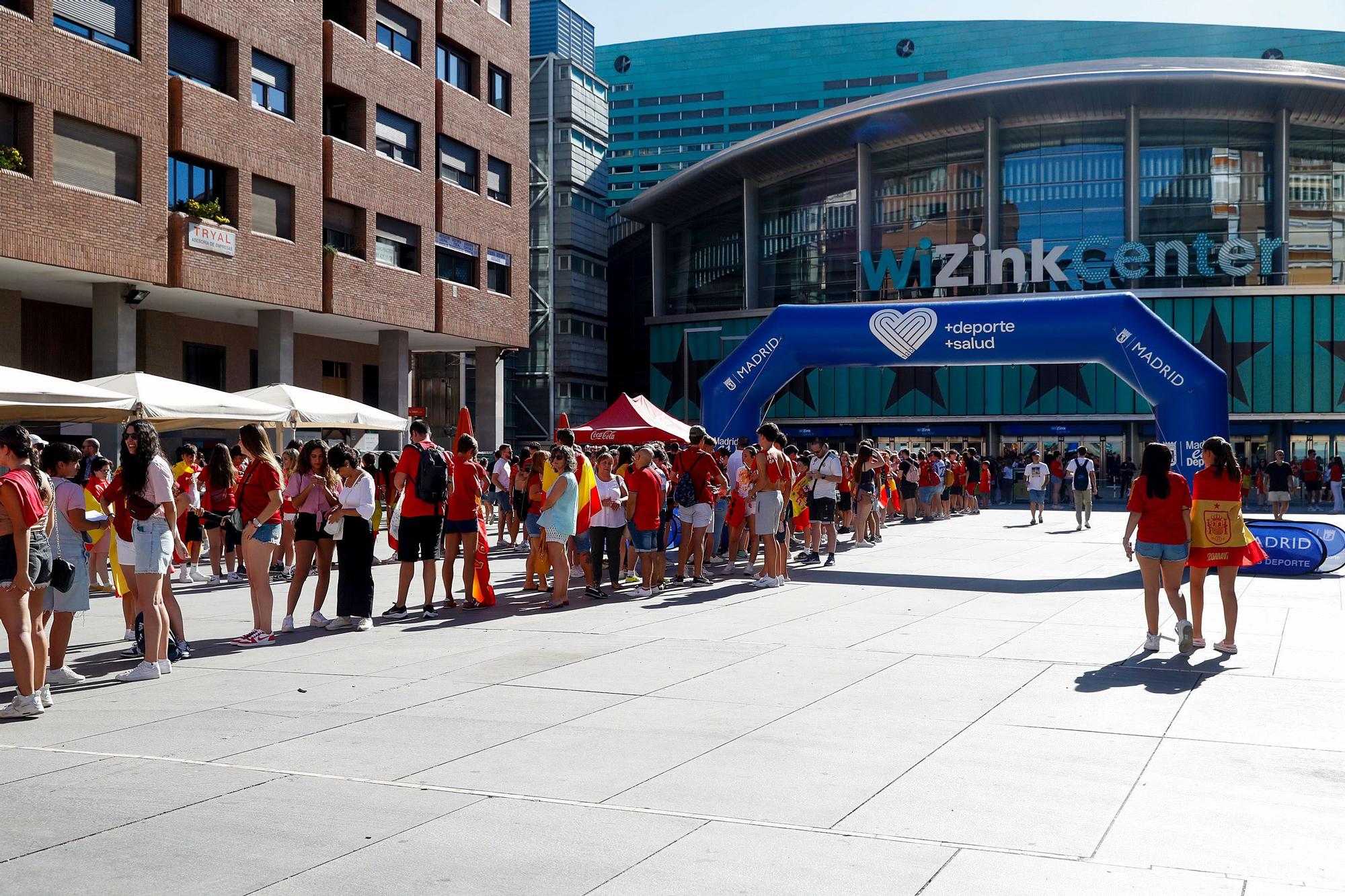"Fan Zone" en el WiZink Center para seguir la final del Mundial de Fútbol femenino