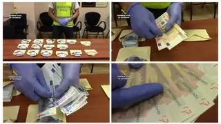 Cae una banda que distribuía billetes falsos de 20 y 50 euros