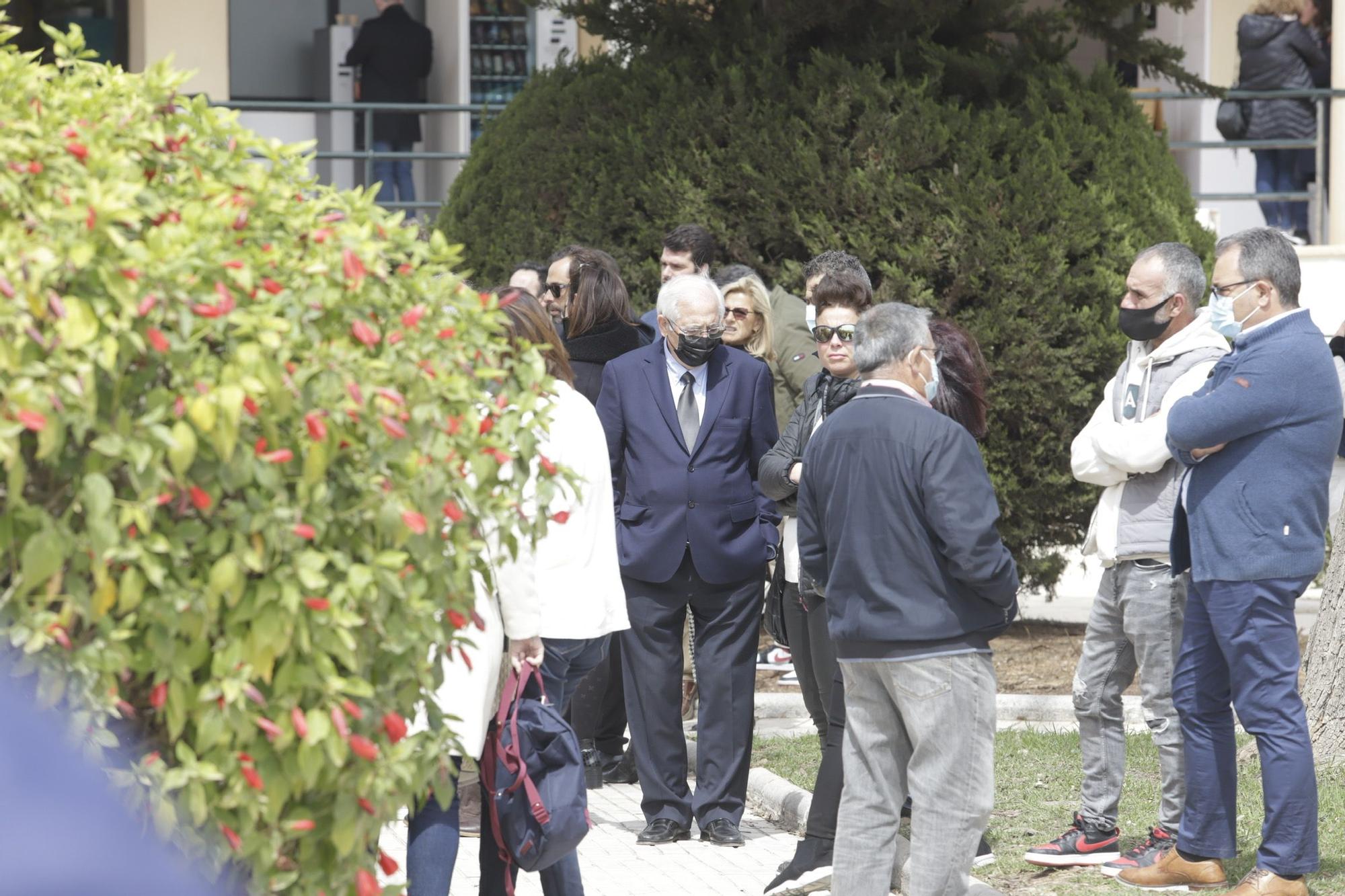 Sepelio de Javier Imbroda en el Parque Cementerio de Málaga