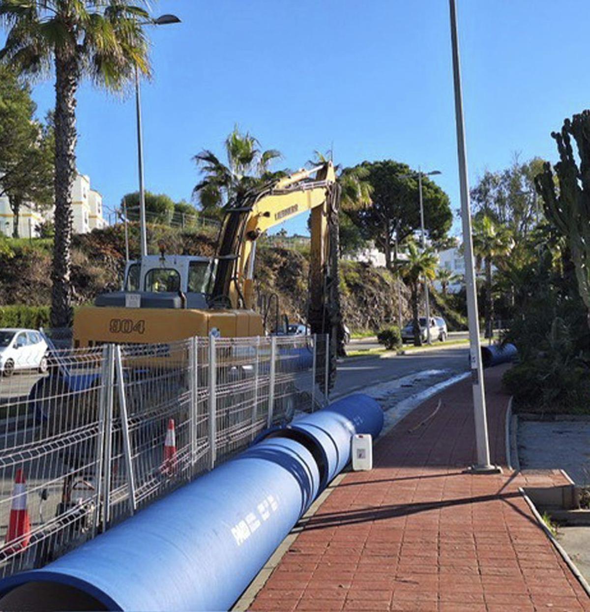 Las obras en Benalmádena comenzaron el pasado mes de noviembre. | L.O.
