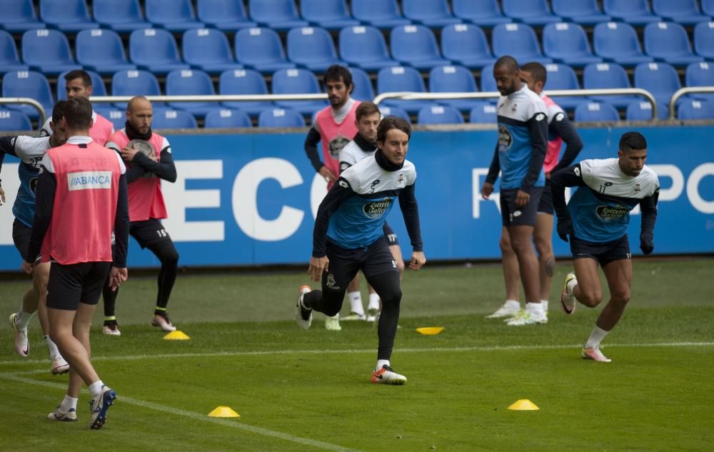 Entrenamiento y lista del Deportivo