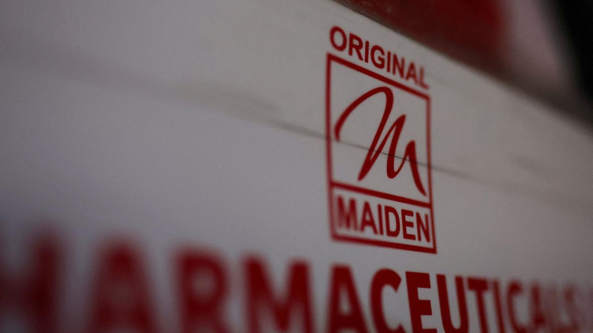 El logo de Maiden Pharmaceutical.