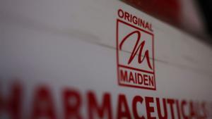 El logo de Maiden Pharmaceutical. 