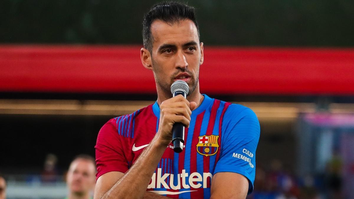 El emotivo discurso de Busquets hacia Messi en el Gamper