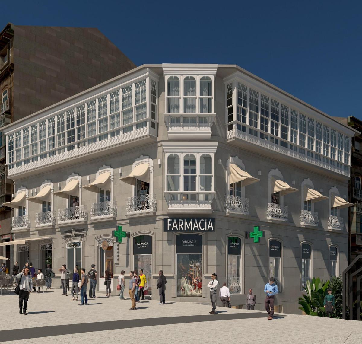 Infografía que muestra cómo lucirá El Louvre una vez finalizada la reforma del edificio.