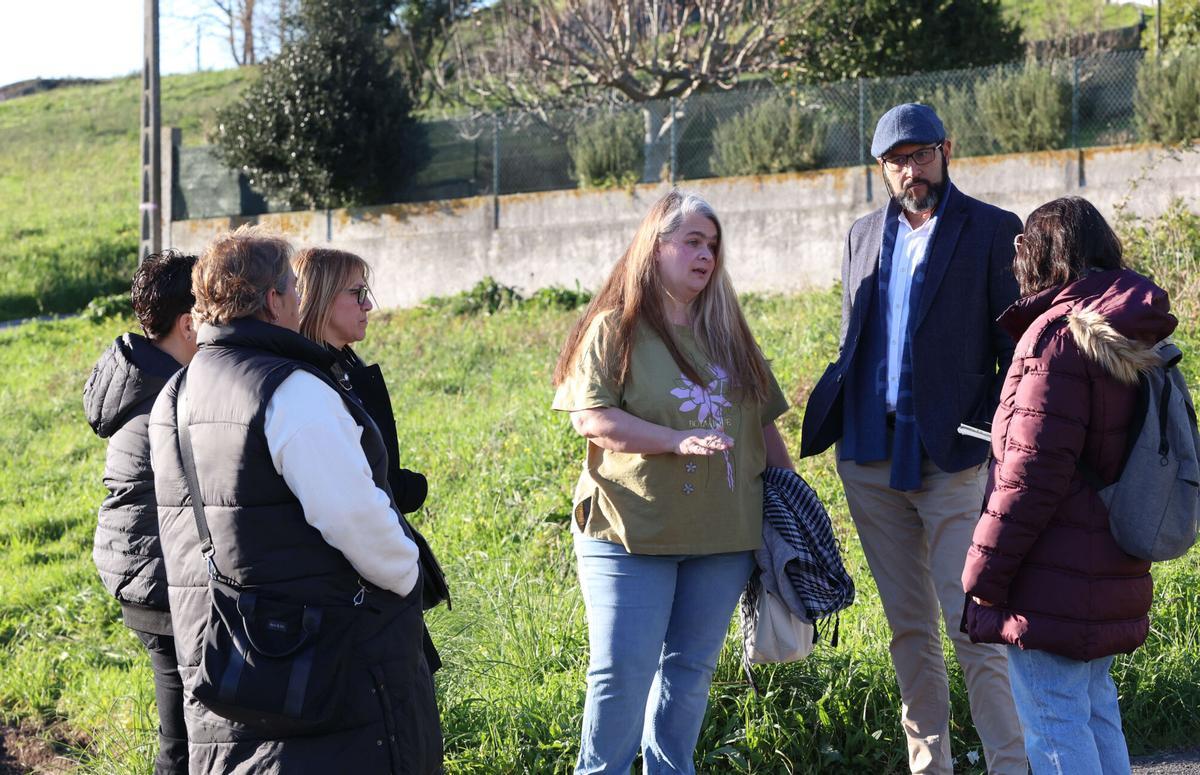 Vecinos de Monte Mero afectados por el plan urbanístico.