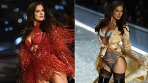 Irina Shayk desfila per a Victoria’s Secret, a París, embarassada del seu primer fill.