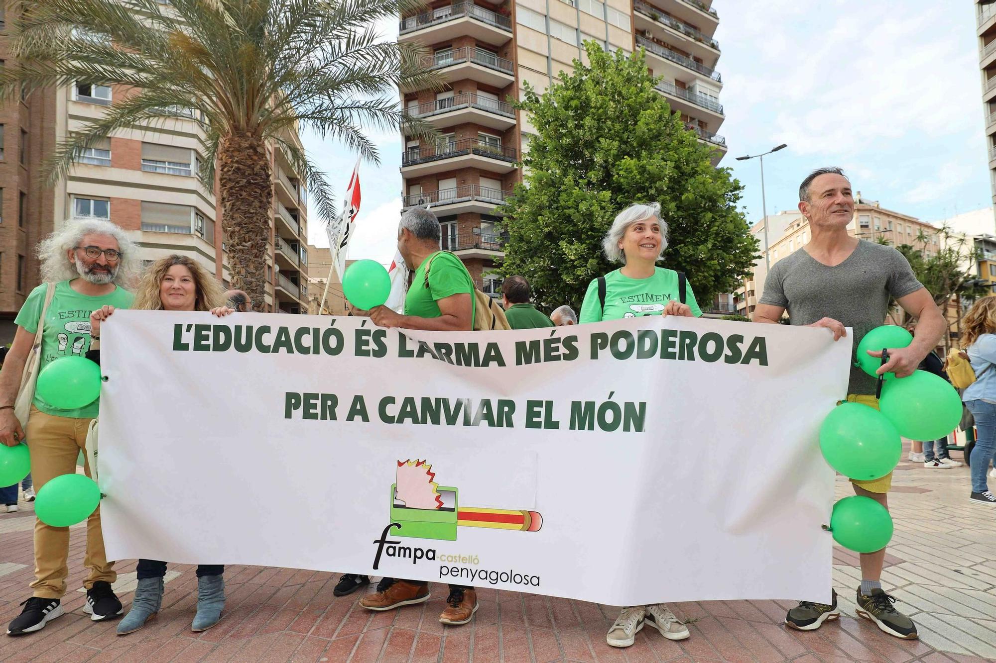 Galería de imágenes: La huelga general educativa concluye con una gran manifestación en Castellón