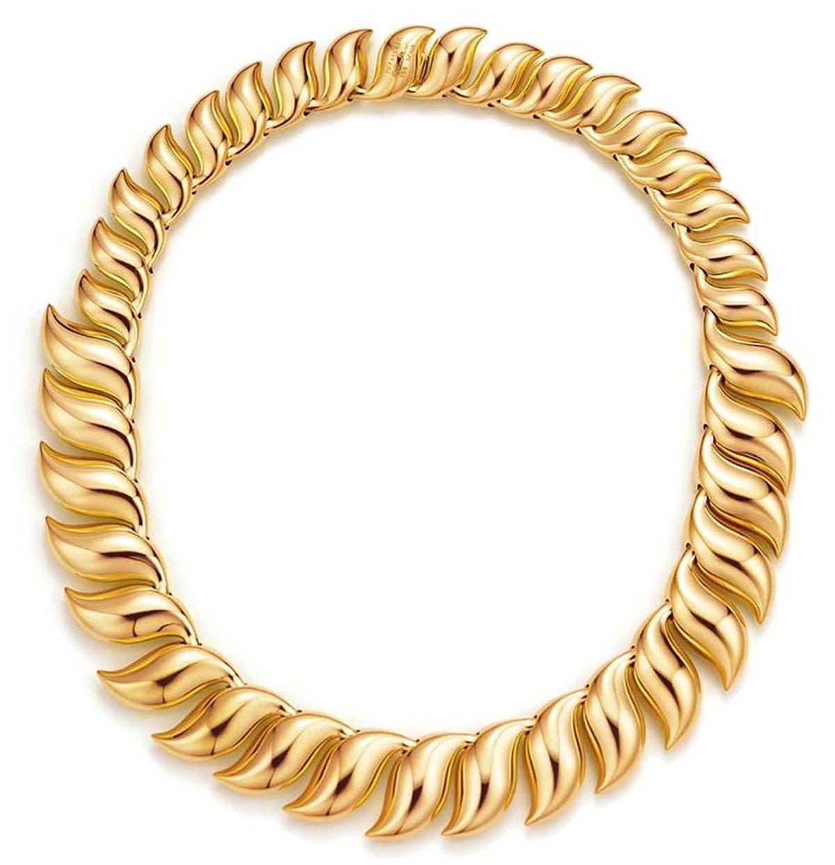 Collar Feather en oro de Elsa Peretti para Tiffany &amp; Co.