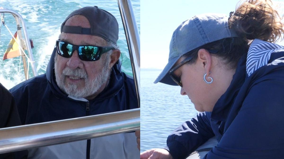 El profesor Brian Lapointe, Investigador del Instituto de Oceanografía Harbor Branch de la Universidad Atlántica de Florida, y su compañera de equipO, la doctora Rachel Brewton.