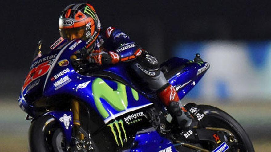 Maverick Viñales, en el circuito de Losail