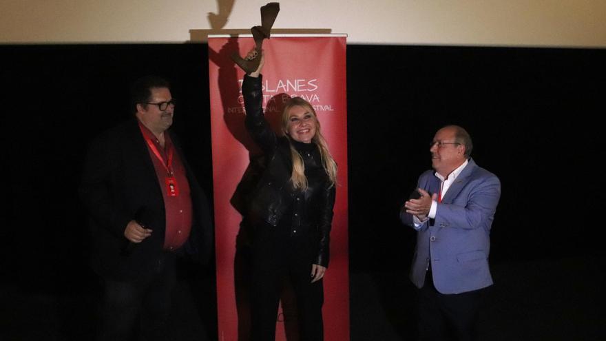 Cayetana Guillén-Cuervo rep el Premi d&#039;Honor del Festival Internacional de Cinema de Blanes