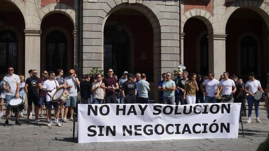 Los funcionarios del Ayuntamiento de Zamora se suman a las movilizaciones de bomberos y policías