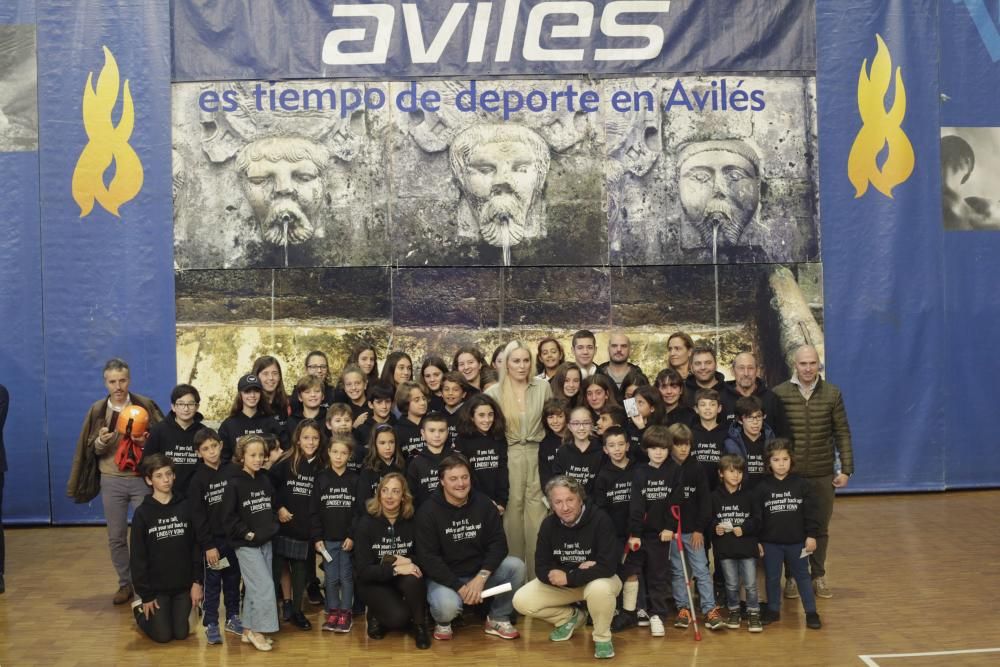 Premios Princesa de Asturias: Encuentro de Lindsey Vonn con estudiantes en Avilés