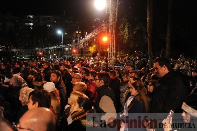 Encendido del Gran Árbol de Navidad de la Plaza Circular de Murcia