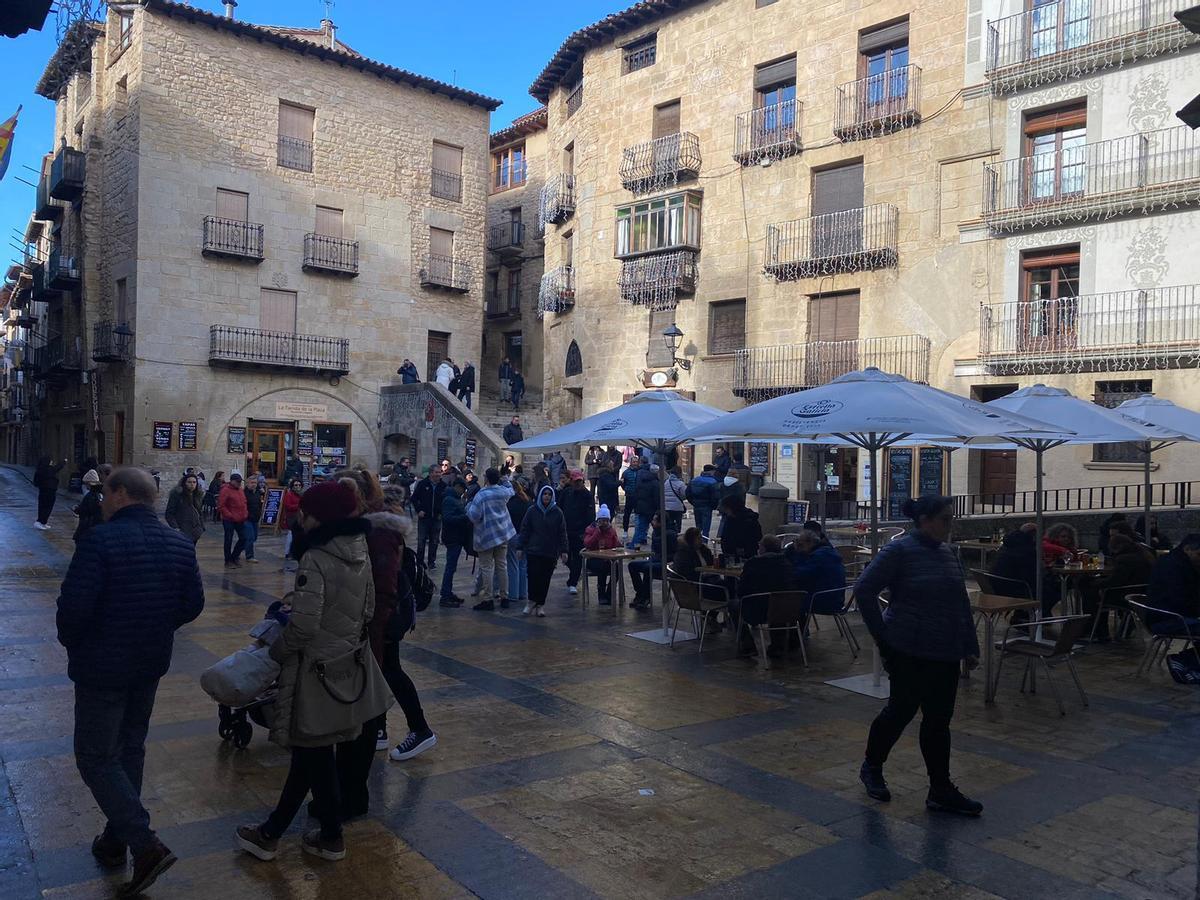 La localidad turolense de Valderrobres ha rozado el 100% de ocupación en sus alojamientos.
