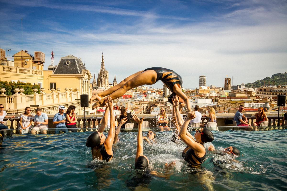 Natación sincronizada en Ohla Barcelona